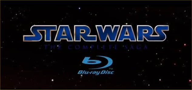 Star Wars Logo Font. Star Wars Saga on Blu-Ray.
